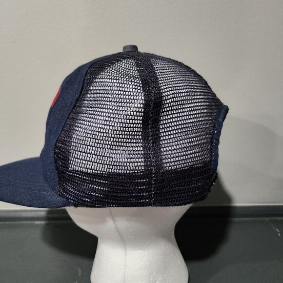 VTG 80s Village Oil Mobil Gas Pegasus 1980s Snapback Mesh Trucker Hat Cap USA - Picture 8 of 15